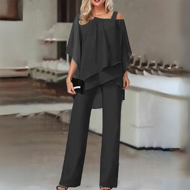 Weronika | elegancki letni zestaw dwuczęściowy