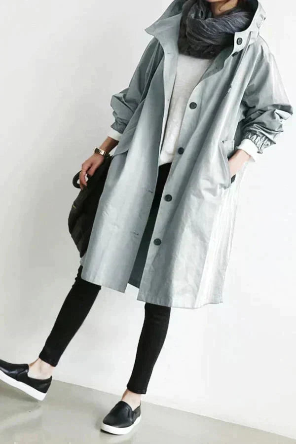 Dorothee | Elegancki Trencz Wodoodporny
