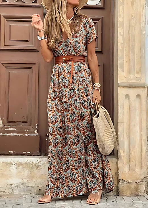 Aneta | Zwiewna maxi sukienka boho