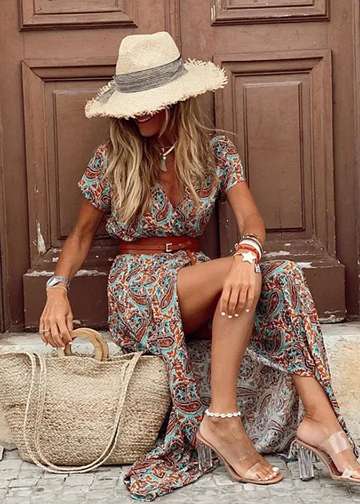 Aneta | Zwiewna maxi sukienka boho