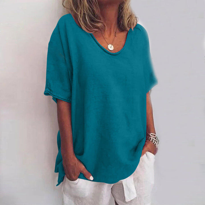 Wiesława | Stylowy luźny top na co dzień
