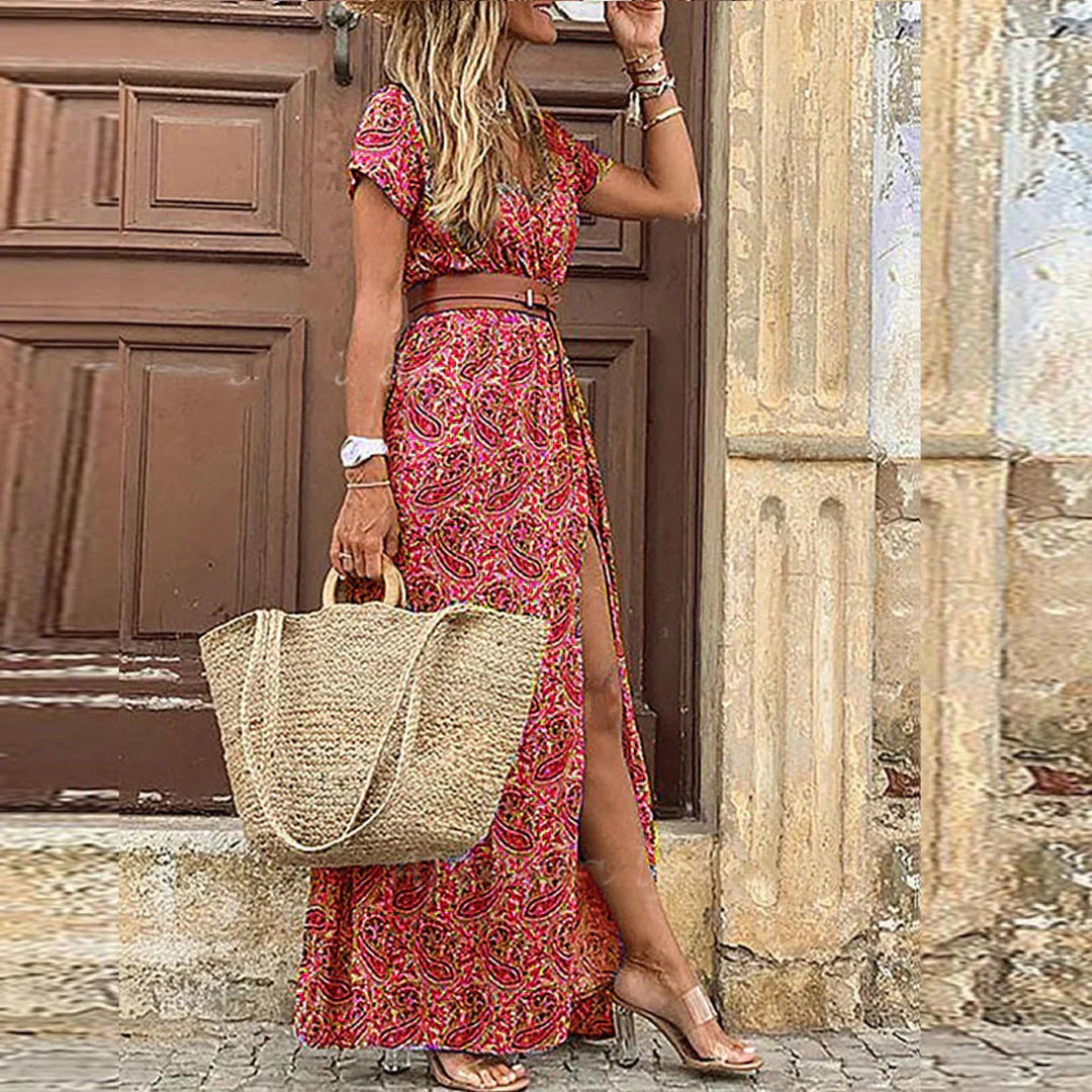 Aneta | Zwiewna maxi sukienka boho